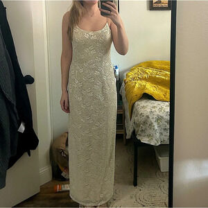 Vintage Betsy & Adam lace overlay dress size 10